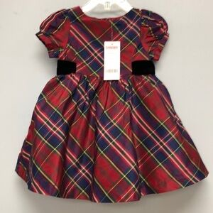 Gymboree holiday plaid dress